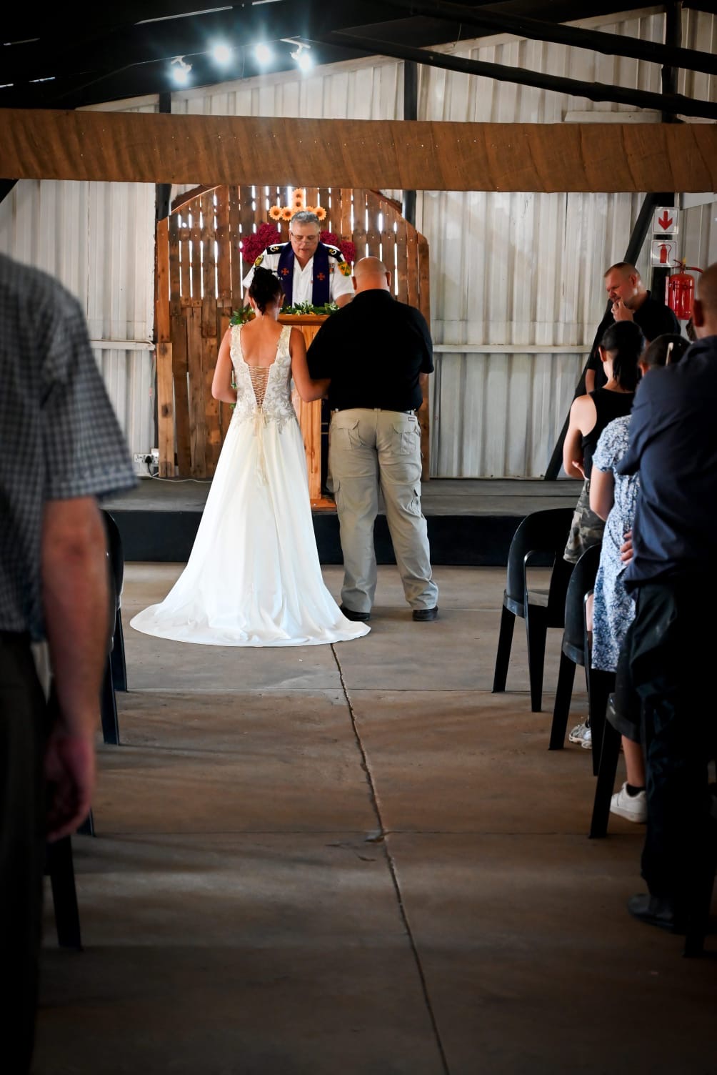 Wedding ceremony by Dr. Gerrit Rademeyer in Stanger (KwaDukuza)