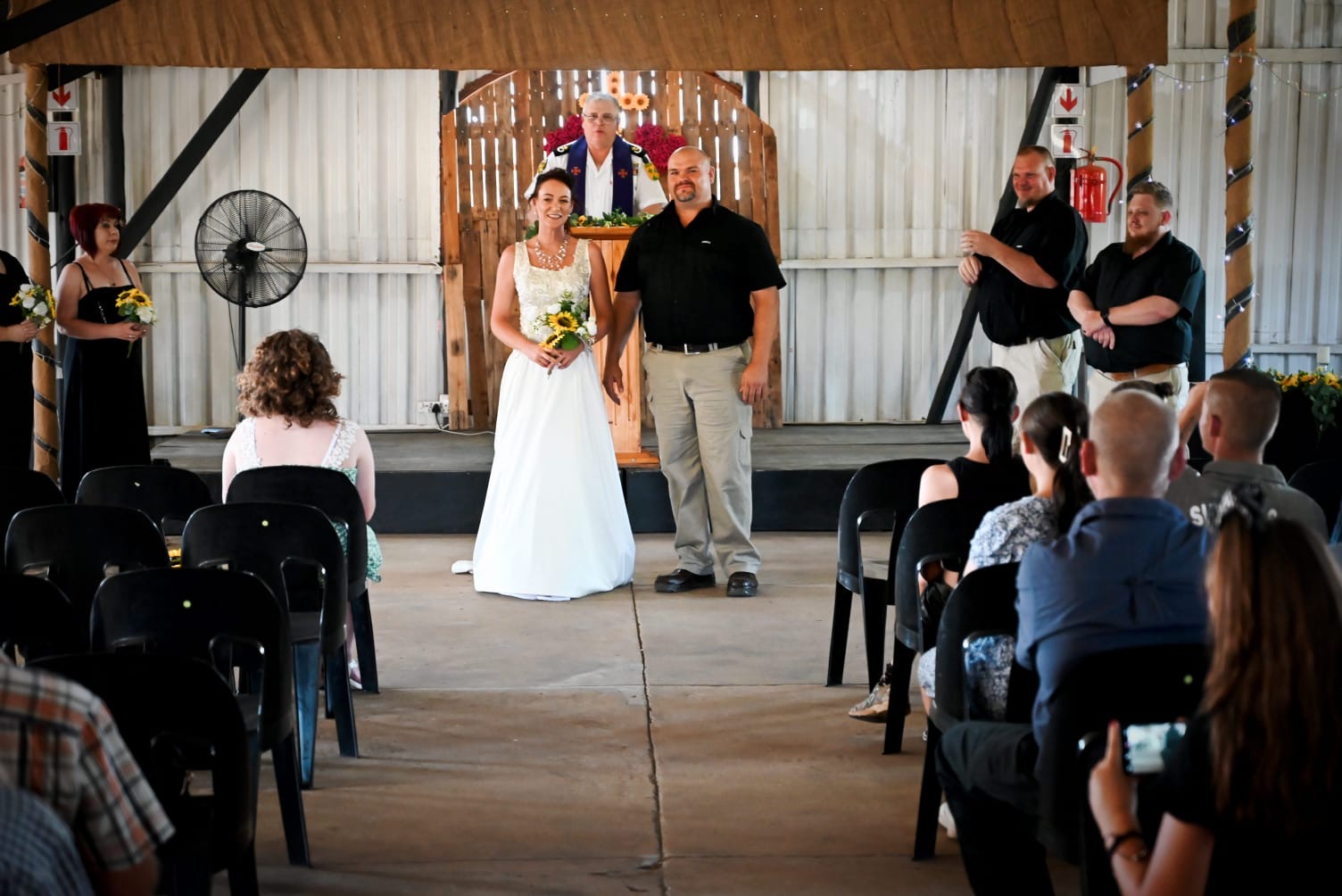 Wedding ceremony by Dr. Gerrit Rademeyer in Stanger (KwaDukuza)